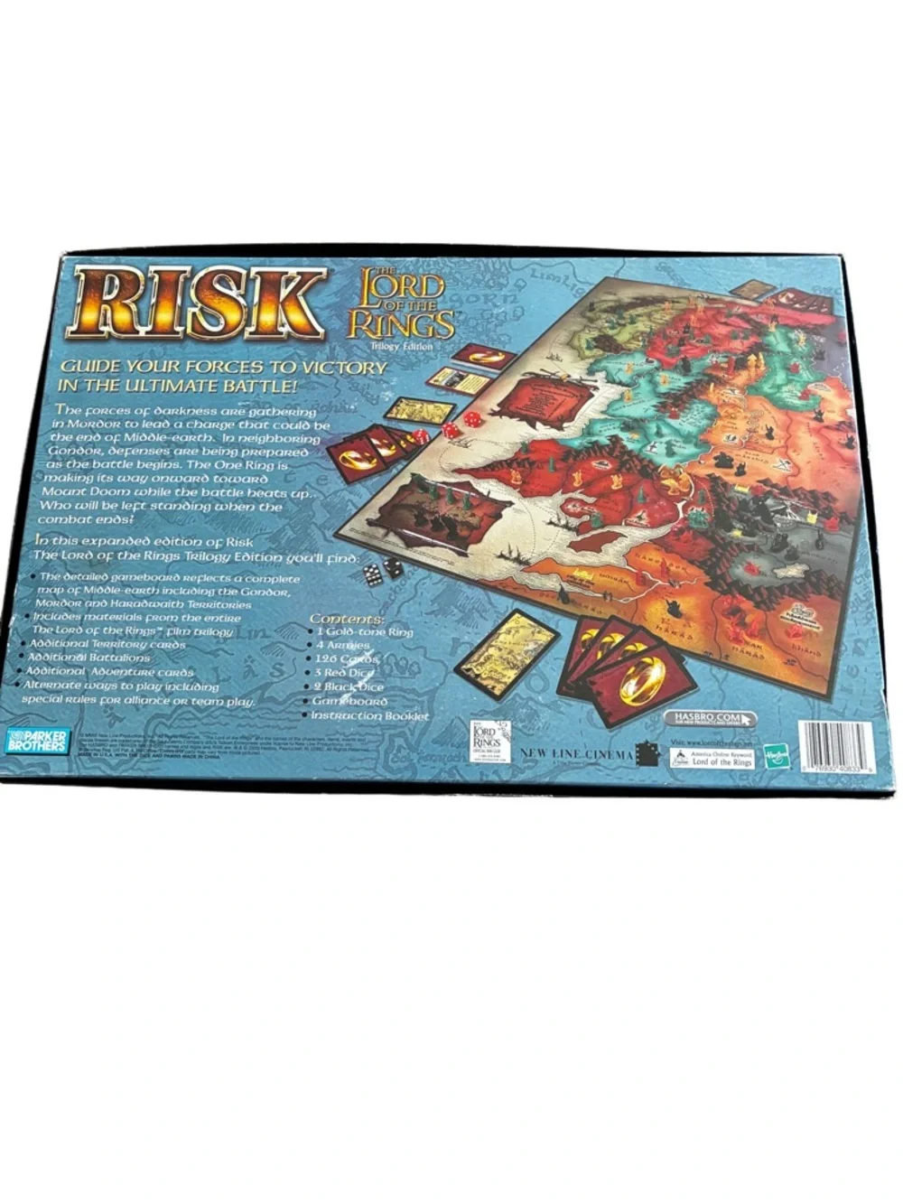Risk Lord of the Rings Trilogy Edition Complete Board Game - Picture 6 of 6